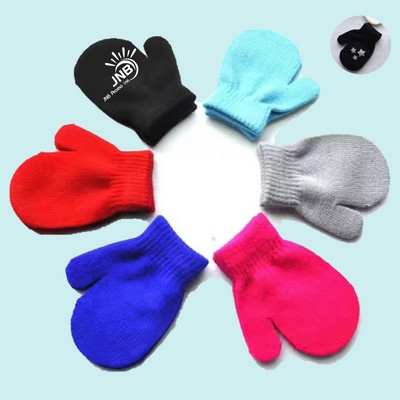 Cozy Kids Winter Warm Knitted Gloves