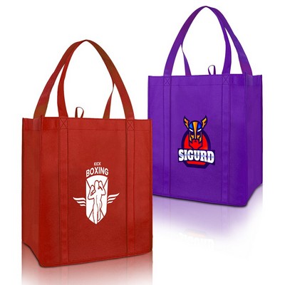 Large Grocery Non-Woven Tote Bag ( 13" X 10" X 15" )