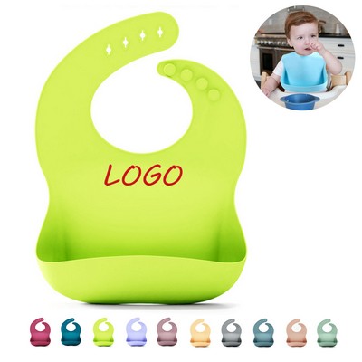 Customizable Baby Bib Made Of Silicone