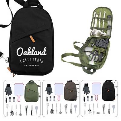 Backpack w/ Kitchen Utensil Organizer