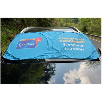 Advertising Foldable Car Sun Shade