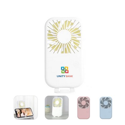 Portable Handheld Fan with Phone Stand