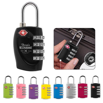 Luggage Lock with 4-Digit Resettable Function