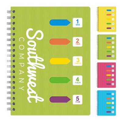 Tabbed Spiral Notebook