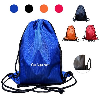 Waterproof Oxford Cloth Drawstring Backpack