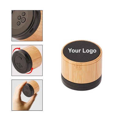 Mini Wooden Wireless Speaker