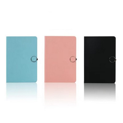 Custom PU Leather Magnetic Clip A5 Notebook