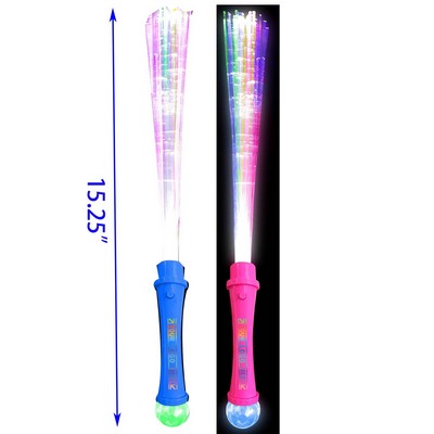Flashing Magic Ball Fiber Optic Wand