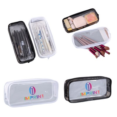 Clear Capacity Pencil Bag for Office Stationery