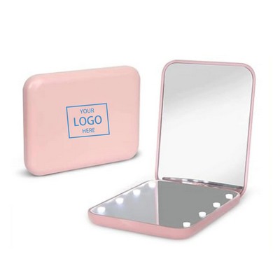 Portable Travel Makeup Lighted Mirror