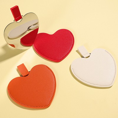 Stainless steel makeup mirror
