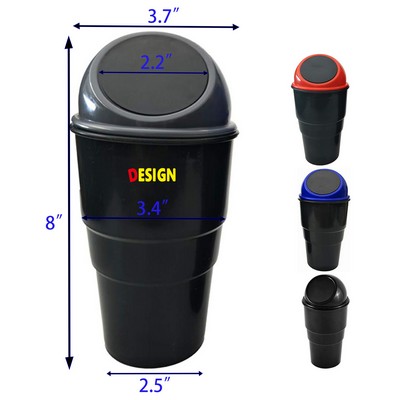 Car Trash Can with Lid