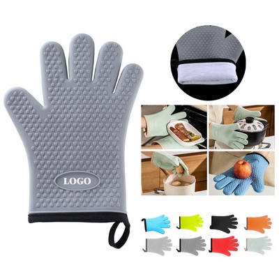 Silicone Oven Heat-Resistant Gloves