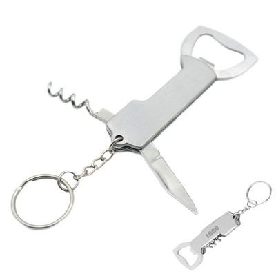 4 In 1 Steel Bottle Openers Versatile Tool