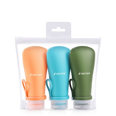 2OZ Containers for Toiletries ( 3pcs Set )