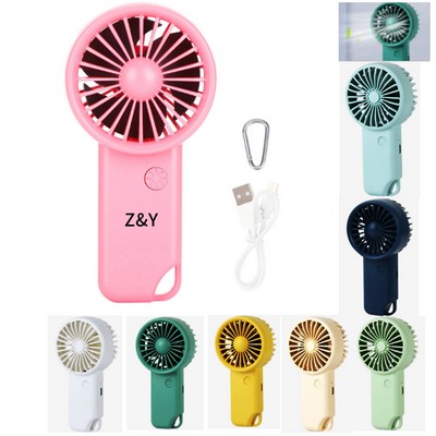 Handheld Fan With Hook
