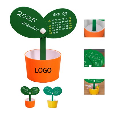 Green Grass Pen Container Calendar