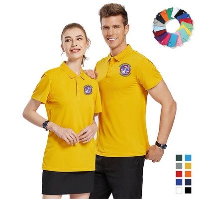 Solid Color T-shirts Polo Shirts