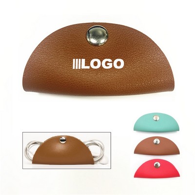 PU Leather Cord Organizer
