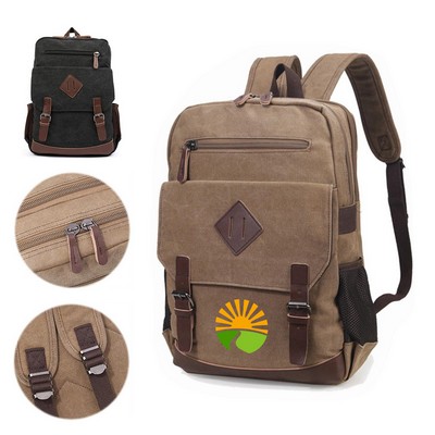 High Capacity Canvas Backpack
