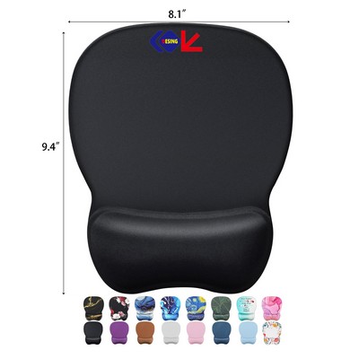 Ergonomic Mouse Pad with Gel Wrist Rest