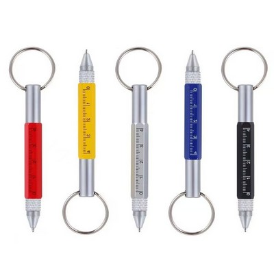 6" 1 Multitool Pen for Men with Keyring