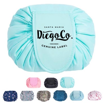 Oxford Drawstring Makeup Bag