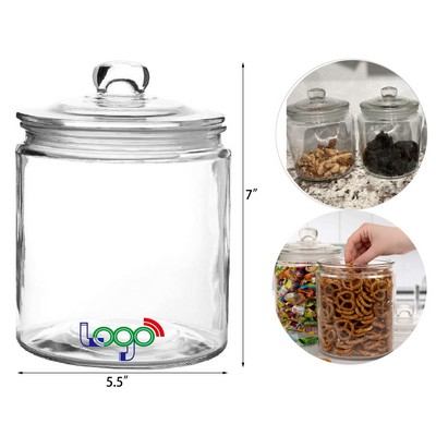 Airtight Glass Storage Cookie Jar