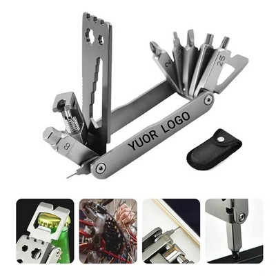 Stainless Steel Foldable Bike Repair Multi-Tool