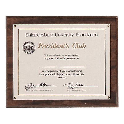 8.5" x 11" Walnut Finish Photo/Certificate Holder