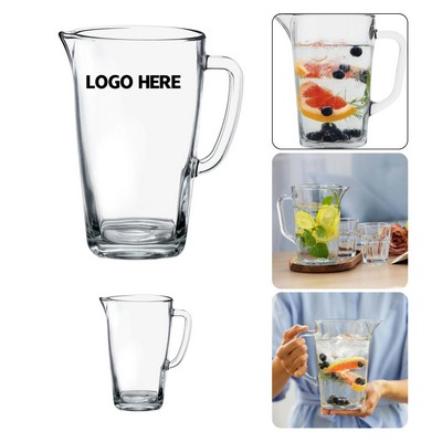 Large Glass Pitcher 42oz Napoles