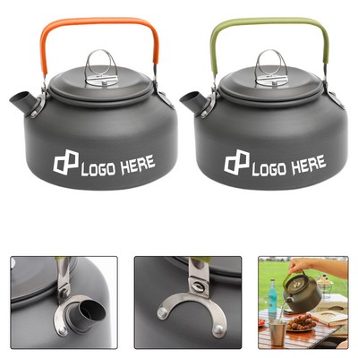 Contrast Colour Outdoor Metal Camping Kettle