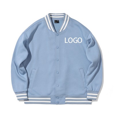 Unisex Casual Cotton Baseball Jackets