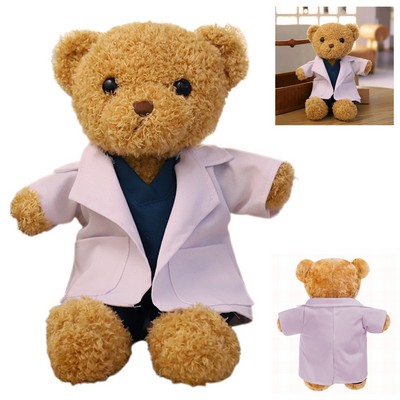 White Coat Medical Plush Bears