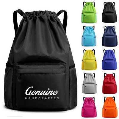 Oxford Drawstring Backpack