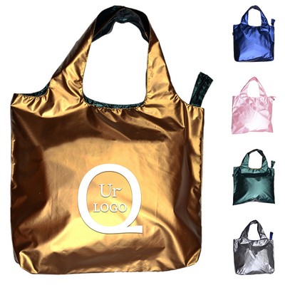 Metallic Colored Shopping Bag