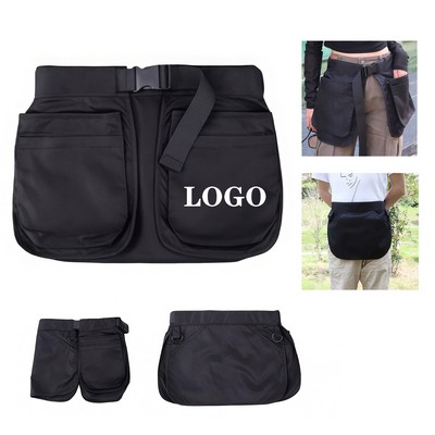Outdoor Multi-functional Multi-pocket Zippered Waist Bag