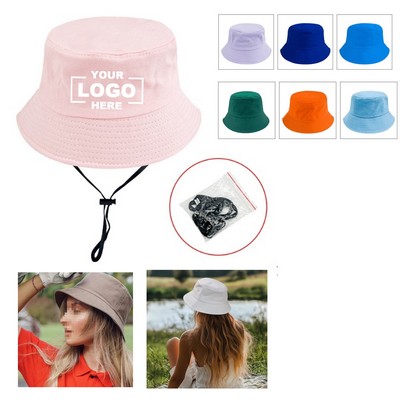 Wide Brim Sun Protection Bucket Hat for Men and Women.
