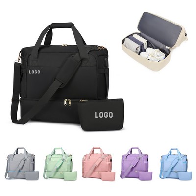 Travel Duffel Bag with USB Port