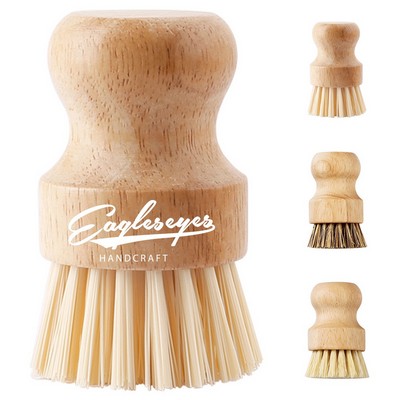 Wood Dish Scrub Brush