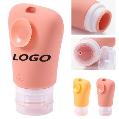 Silicone Travel Bottle with Suction Cup