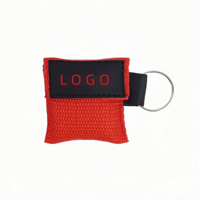 Outdoor Portable Cpr First Aid Face Shield With One-Way Valve
