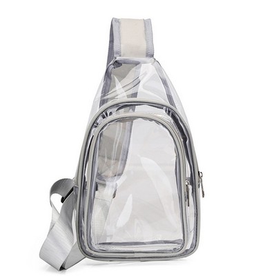 Innovative Transparent PVC Crossbody Bag