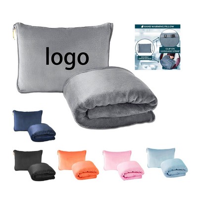 2-In-1 Travel Airplane Blanket