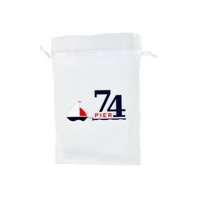 Small 4x6" Drawstring Organza Bag