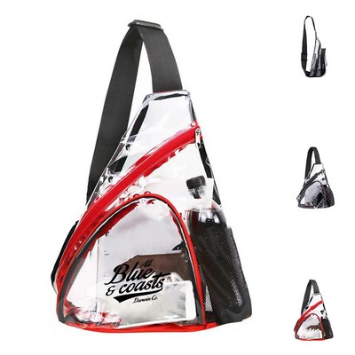 Clear Pvc Sling Bag