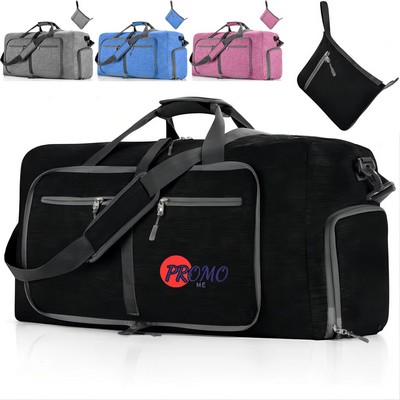Foldable Travel Duffel Bags with Shoes Compartment