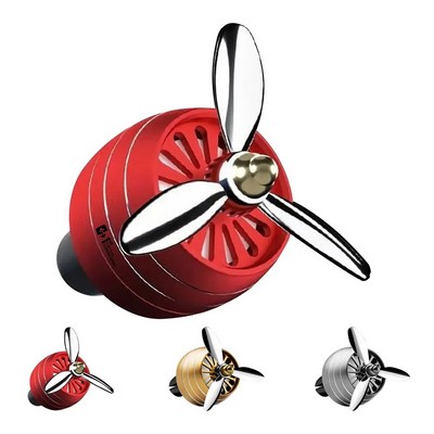 LED Light Fan Car Air Freshener