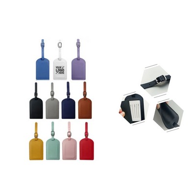 PU Leather Luggage Tag