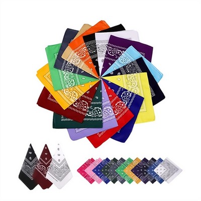Multi-Purpose Bandanas Cowboy Polyester Headbands.
